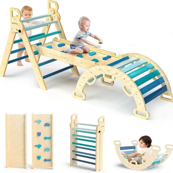 Modular climbing set for toddlers