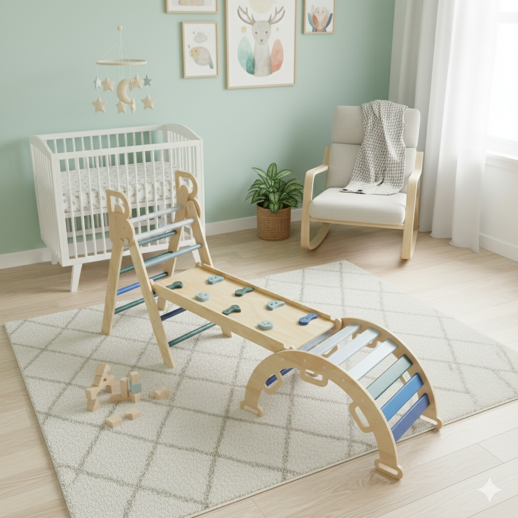 Modular climbing set for toddlers